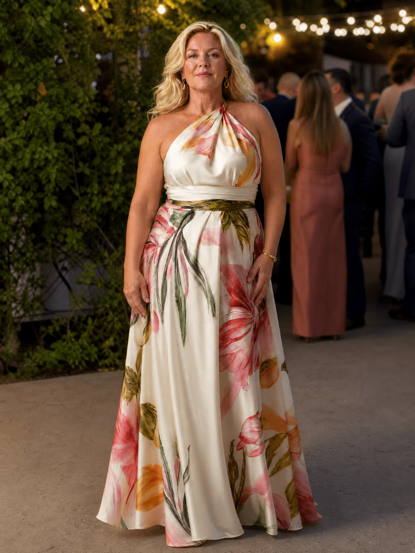 Amiel™ | Light Floral Maxi Dress - Rosalie and Grace