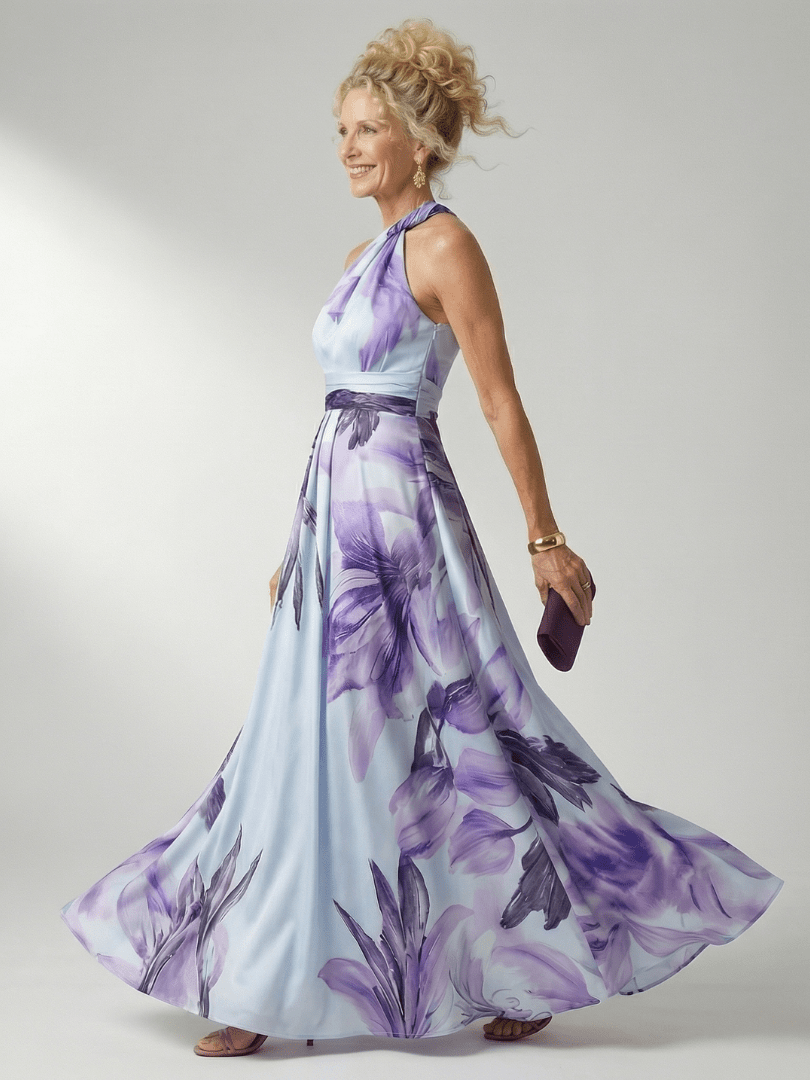 Amiel™ | Light Floral Maxi Dress - Rosalie and Grace