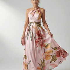 Amiel™ | Light Floral Maxi Dress - Rosalie and Grace