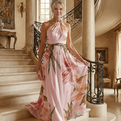 Amiel™ | Light Floral Maxi Dress - Rosalie and Grace