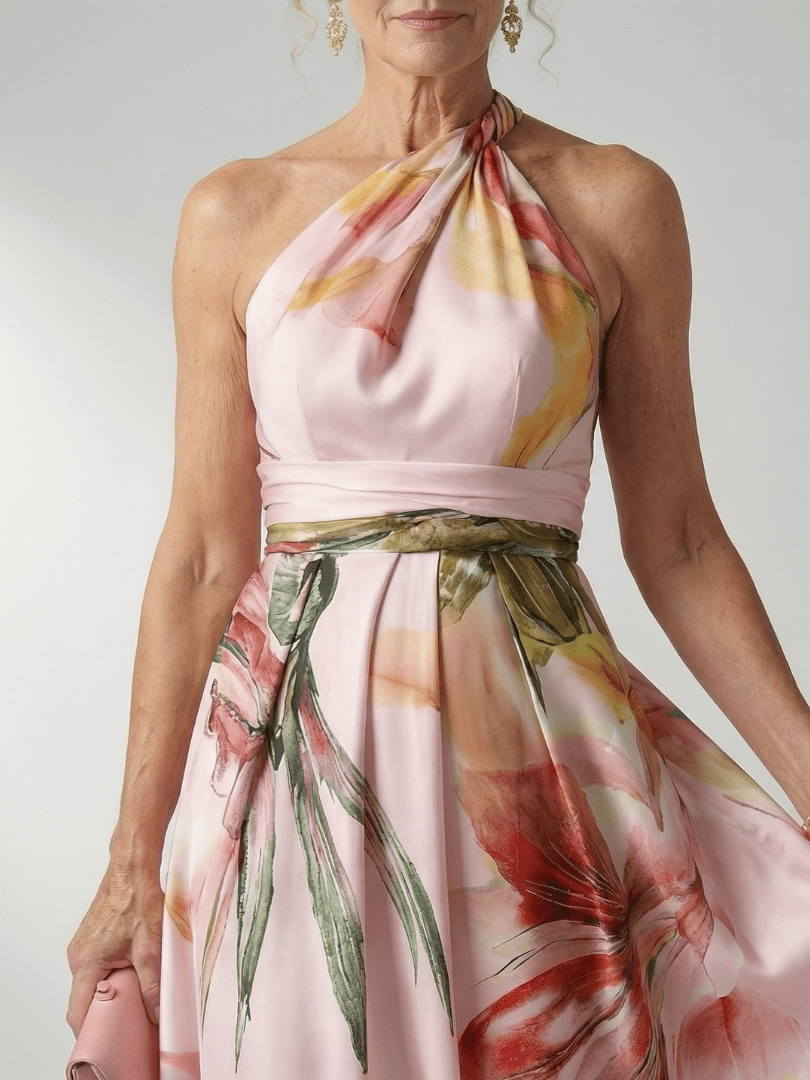 Amiel™ | Light Floral Maxi Dress - Rosalie and Grace