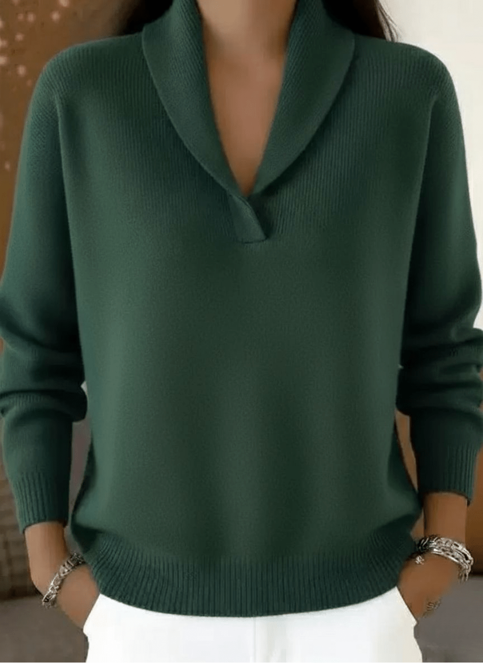 Antonine™ | V-Neck Sweater - Rosalie and Grace