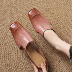 Avella Leather Mules - Rosalie and Grace