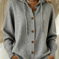 Brenda™ | Cozy Button Cardigan Hoodie - Rosalie and Grace