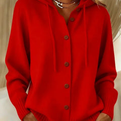 Brenda™ | Cozy Button Cardigan Hoodie - Rosalie and Grace