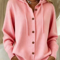 Brenda™ | Cozy Button Cardigan Hoodie - Rosalie and Grace
