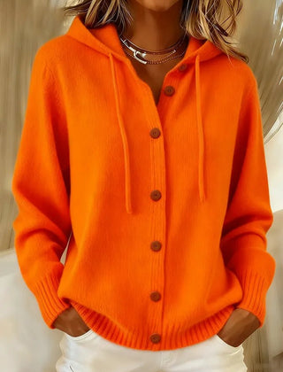 Brenda™ | Cozy Button Cardigan Hoodie - Rosalie and Grace