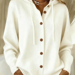 Brenda™ | Cozy Button Cardigan Hoodie - Rosalie and Grace
