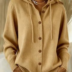 Brenda™ | Cozy Button Cardigan Hoodie - Rosalie and Grace