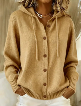 Brenda™ | Cozy Button Cardigan Hoodie - Rosalie and Grace