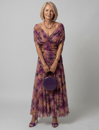 Calen™ | Off Shoulder Flow Midi Dress - Rosalie and Grace