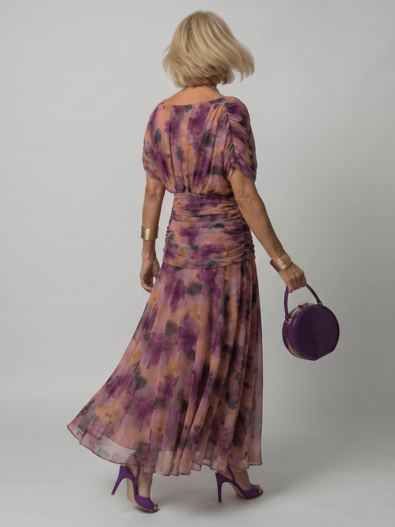 Calen™ | Off Shoulder Flow Midi Dress - Rosalie and Grace