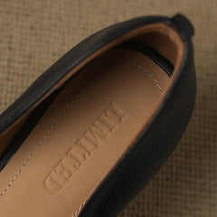 Calenne Leather Kitten Heels - Rosalie and Grace