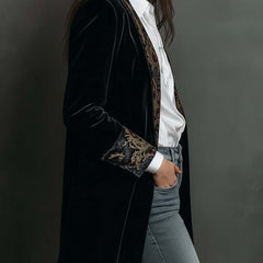 Camille™ Elegant Fitted Long Blazer - Rosalie and Grace
