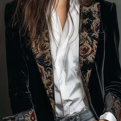 Camille™ Elegant Fitted Long Blazer - Rosalie and Grace