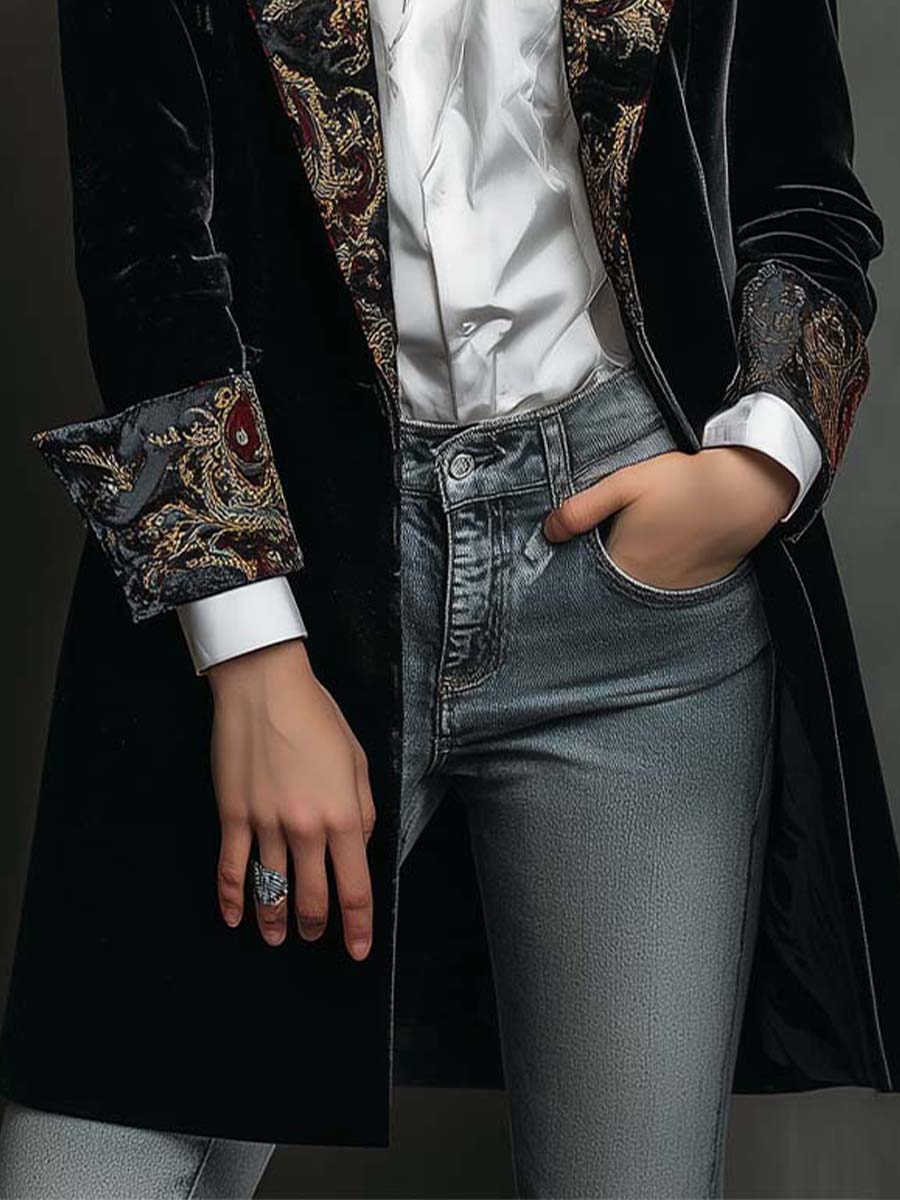 Camille™ Elegant Fitted Long Blazer - Rosalie and Grace