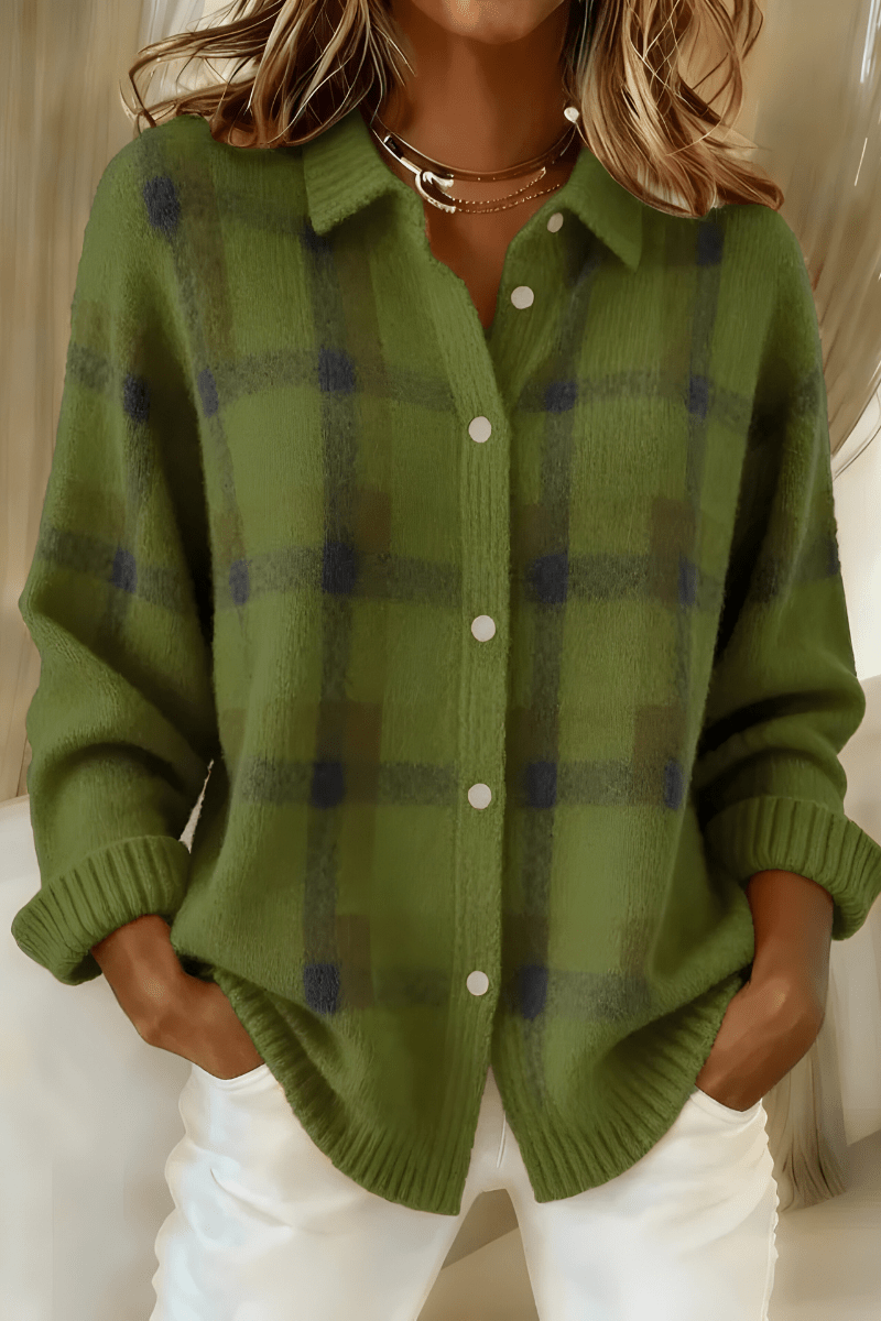 Camille™ | Plaid Cardigan - Rosalie and Grace