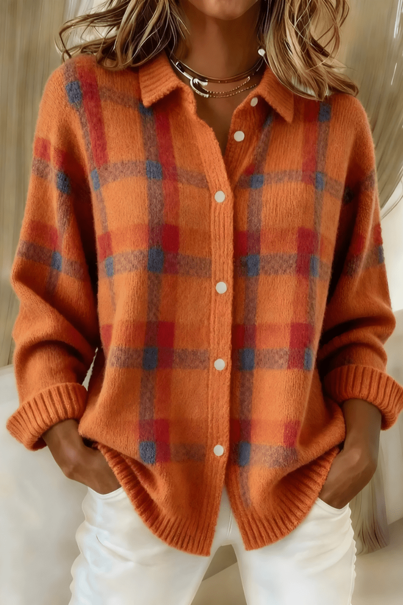Camille™ | Plaid Cardigan - Rosalie and Grace