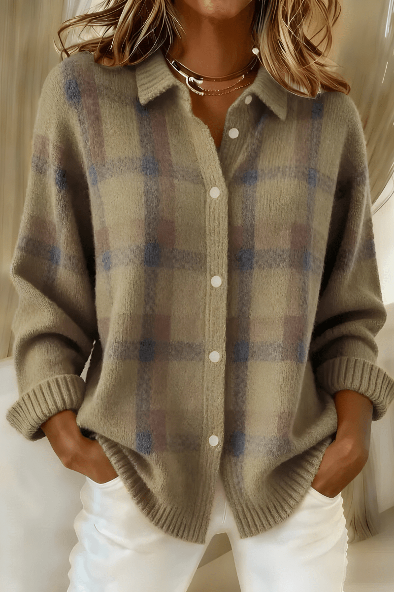 Camille™ | Plaid Cardigan - Rosalie and Grace