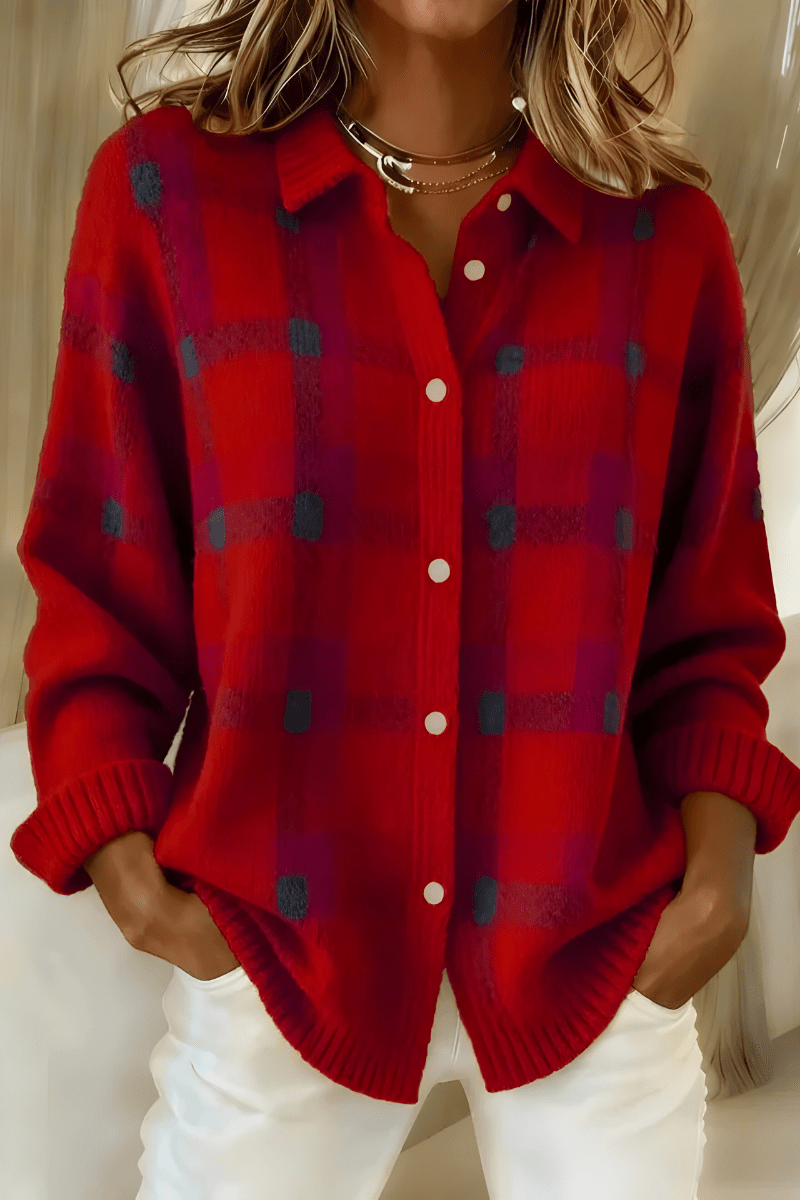 Camille™ | Plaid Cardigan - Rosalie and Grace