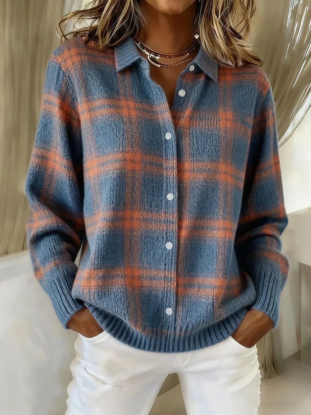 Camille™ | Plaid Cardigan - Rosalie and Grace