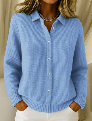 Camille™ | Textured Knit Button-Up Cardigan - Rosalie and Grace