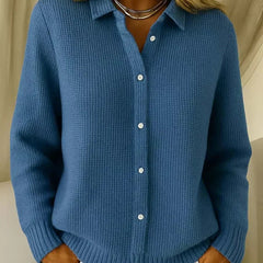 Camille™ | Textured Knit Button-Up Cardigan - Rosalie and Grace