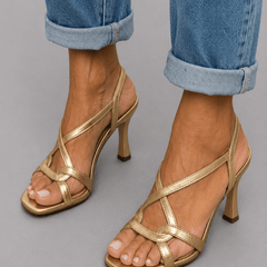 Cassie | Golden Summer Charm Heels - Rosalie and Grace