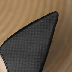 Ceyra Leather Kitten Heels - Rosalie and Grace