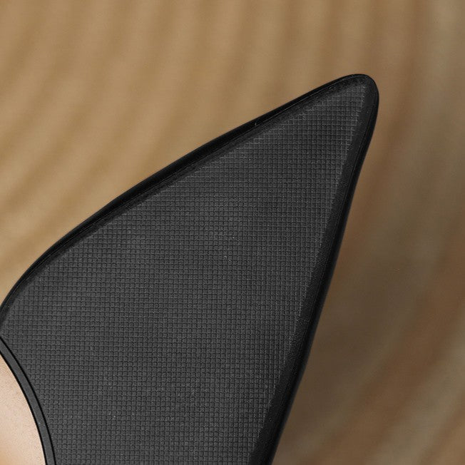 Ceyra Leather Kitten Heels - Rosalie and Grace