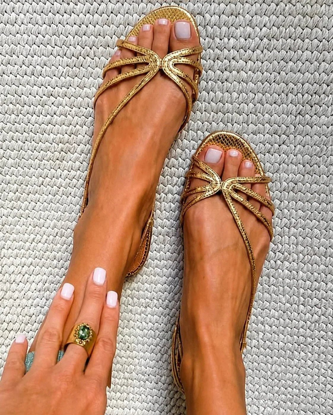 Elara Elegant Strappy Sandals - Rosalie and Grace