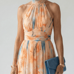 Elin™ | Soft Halter Midi Dress - Rosalie and Grace