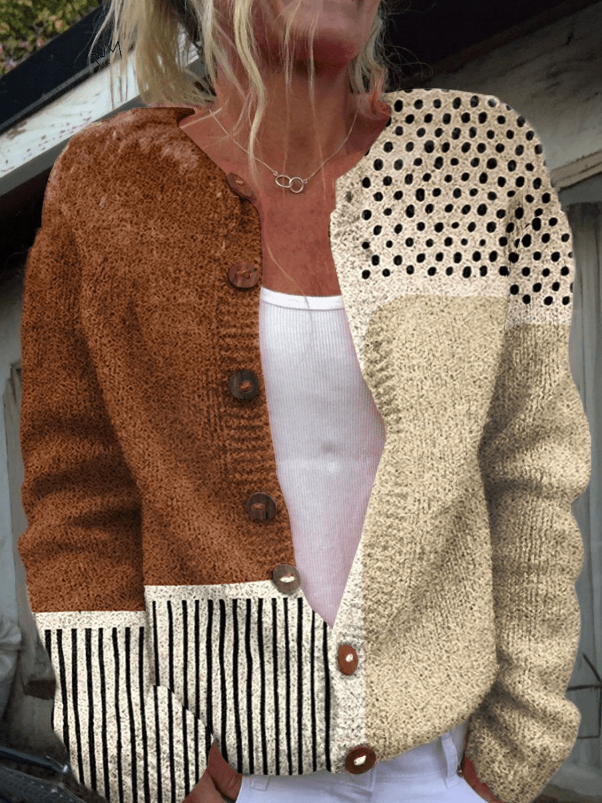 ELOISE™ - VINTAGE KNIT CARDIGAN SWEATER - Rosalie and Grace