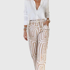 Emilia™ | Stylish Pants + Free Blouse & Belt - Rosalie and Grace