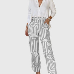 Emilia™ | Stylish Pants + Free Blouse & Belt - Rosalie and Grace