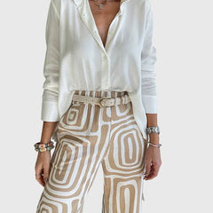 Emilia™ | Stylish Pants + Free Blouse & Belt - Rosalie and Grace