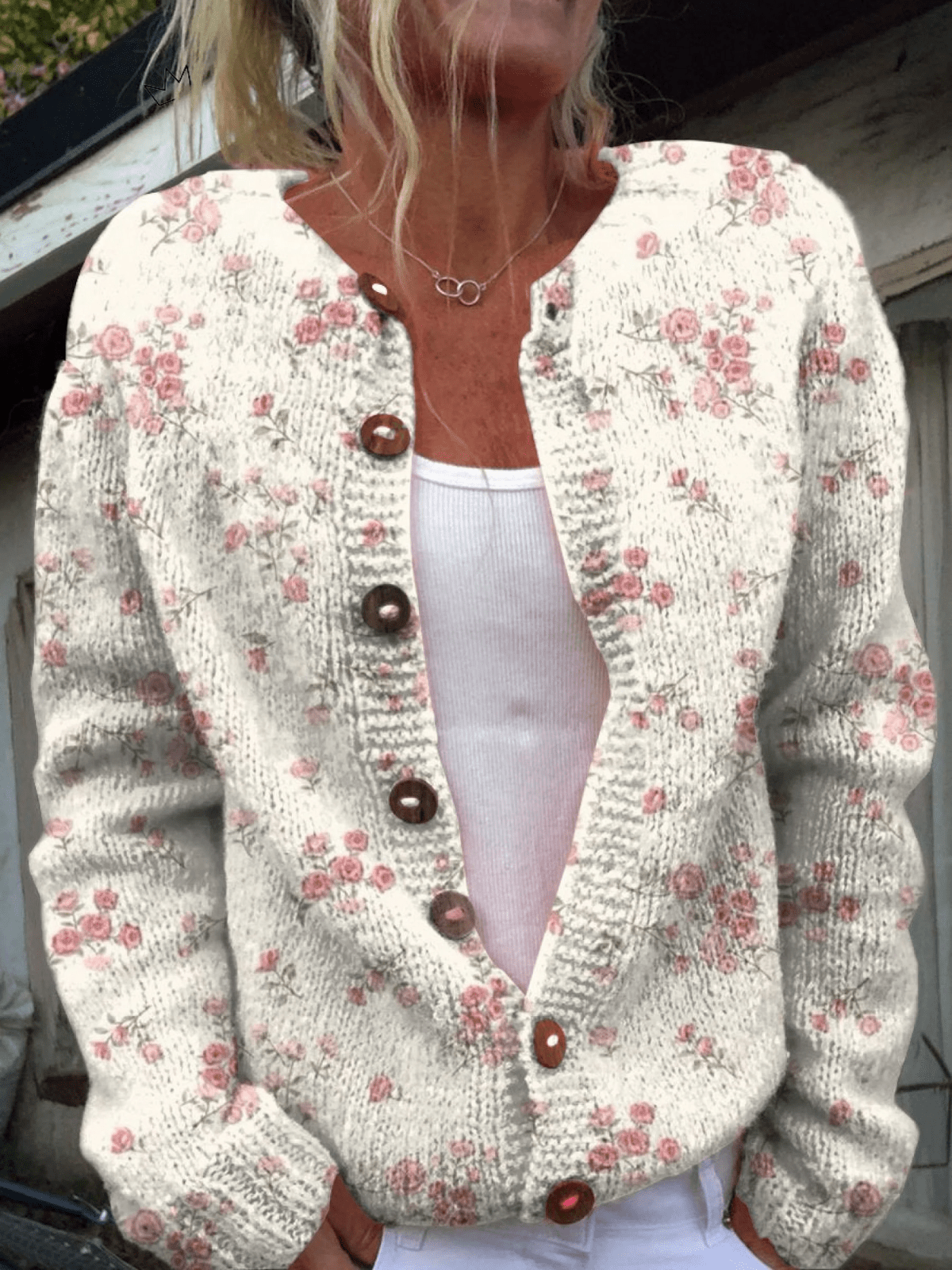 EVANTHEA™ - VINTAGE FLORAL KNIT CARDIGAN - Rosalie and Grace