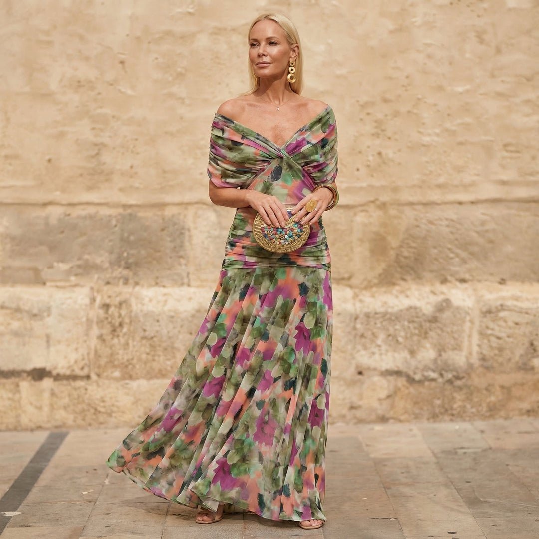 Felicia™ | Colorful Elegant Dress - Rosalie and Grace