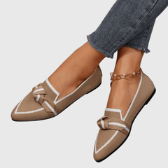 Frederica™ | Knotted Comfort Loafers - Rosalie and Grace