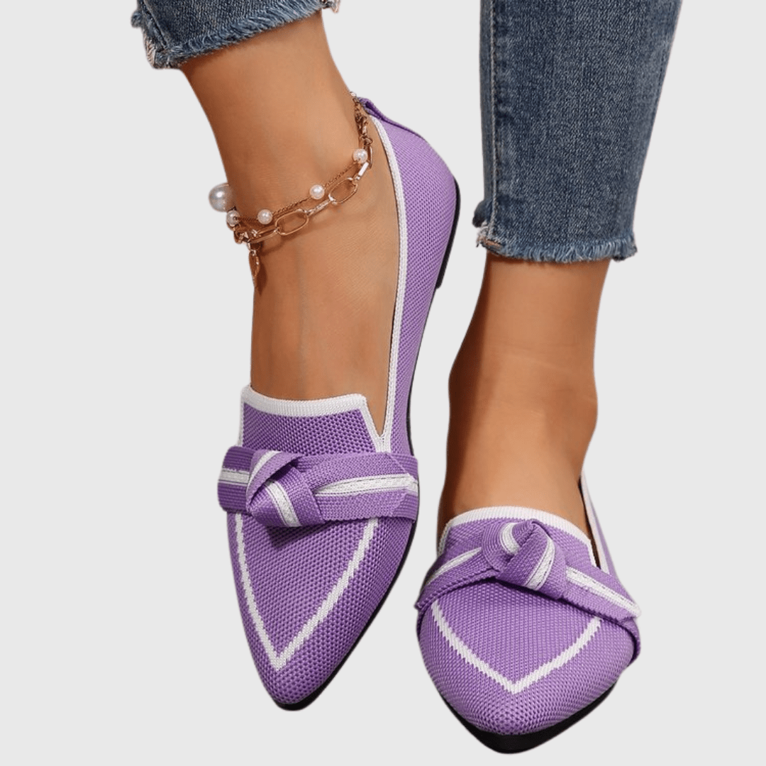 Frederica™ | Knotted Comfort Loafers - Rosalie and Grace