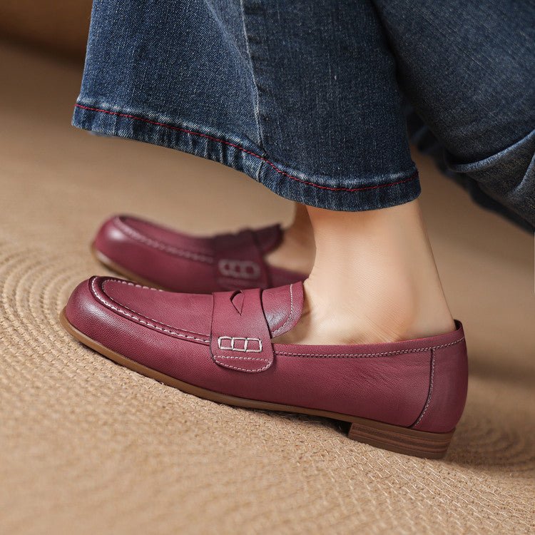 Galea | Genuine Leather Loafers - Rosalie and Grace