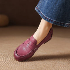 Galea | Genuine Leather Loafers - Rosalie and Grace
