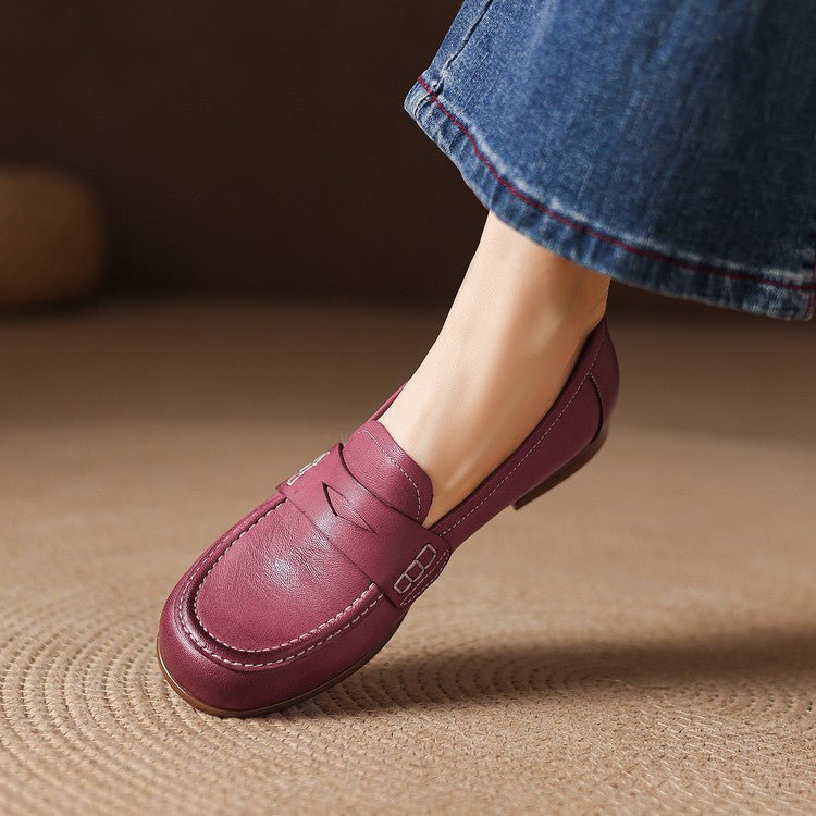 Galea | Genuine Leather Loafers - Rosalie and Grace