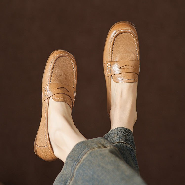 Galea | Genuine Leather Loafers - Rosalie and Grace