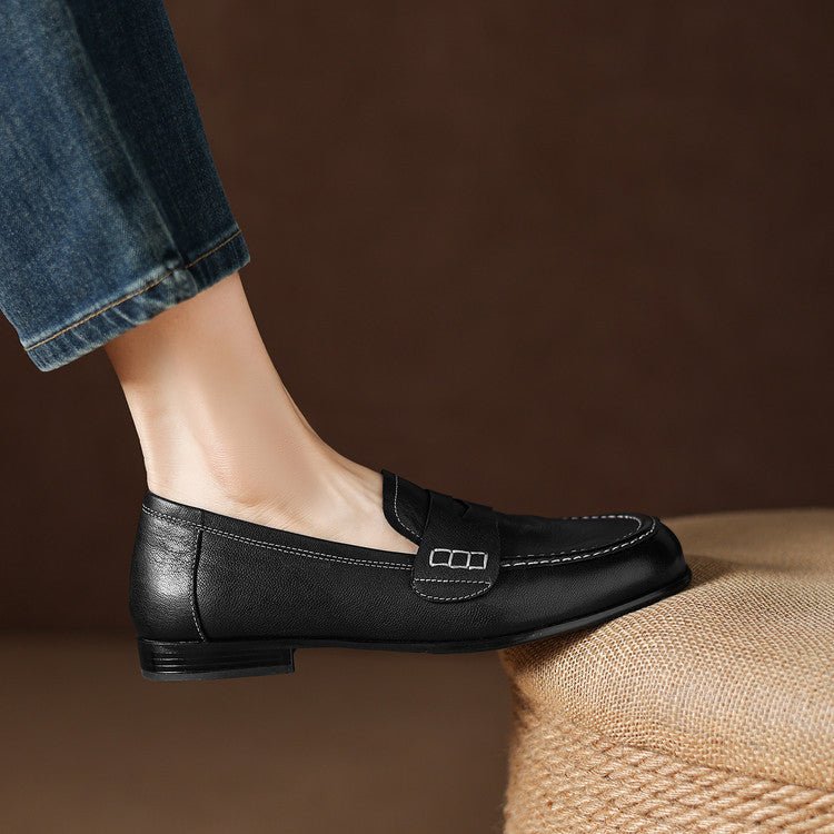 Galea | Genuine Leather Loafers - Rosalie and Grace
