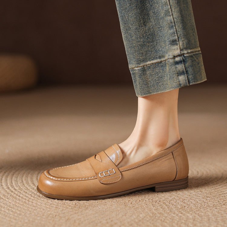 Galea | Genuine Leather Loafers - Rosalie and Grace