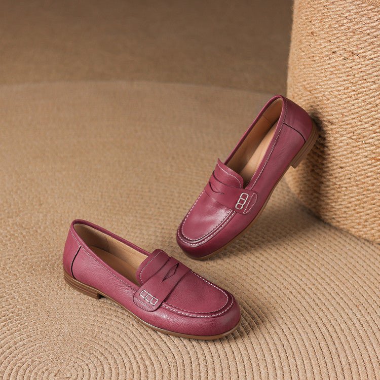 Galea | Genuine Leather Loafers - Rosalie and Grace