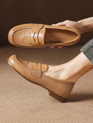 Galea | Genuine Leather Loafers - Rosalie and Grace