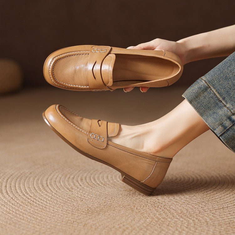 Galea | Genuine Leather Loafers - Rosalie and Grace