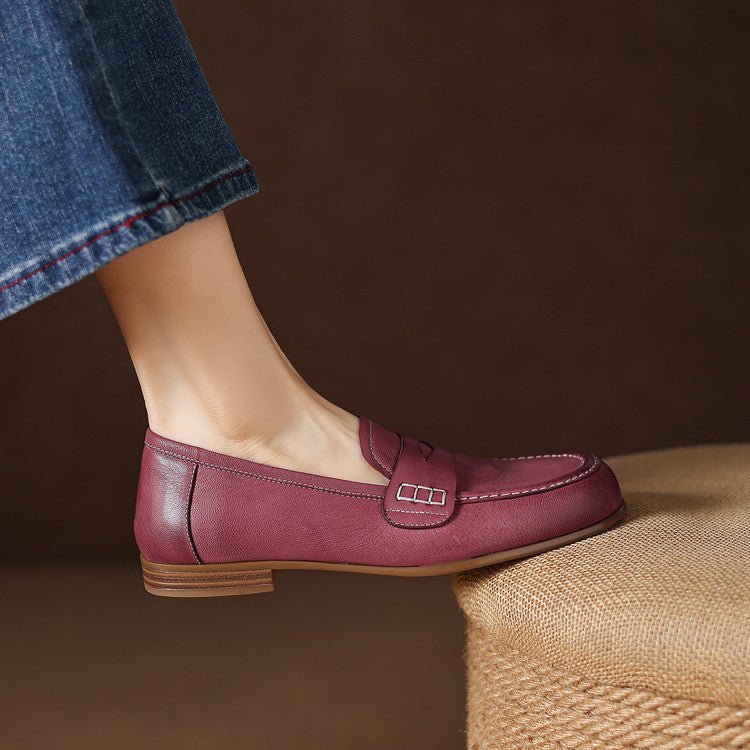 Galea | Genuine Leather Loafers - Rosalie and Grace